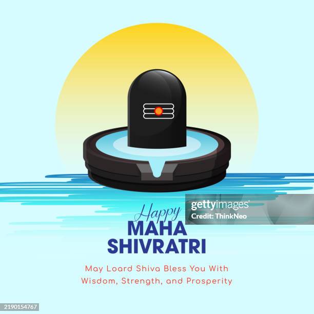 happy maha shivratri social media post - maha shivaratri stock illustrations