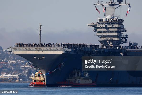U.S Navy Aircraft Carrier USS Abraham Lincoln Return From Middle East U.S Navy Aircraft Carrier USS Abraham Lincoln Return From Middle East