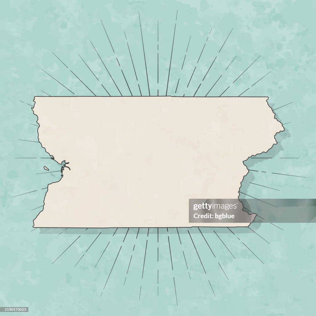 Snohomish County, Washington. Map in retro vintage style - Old textured paper
