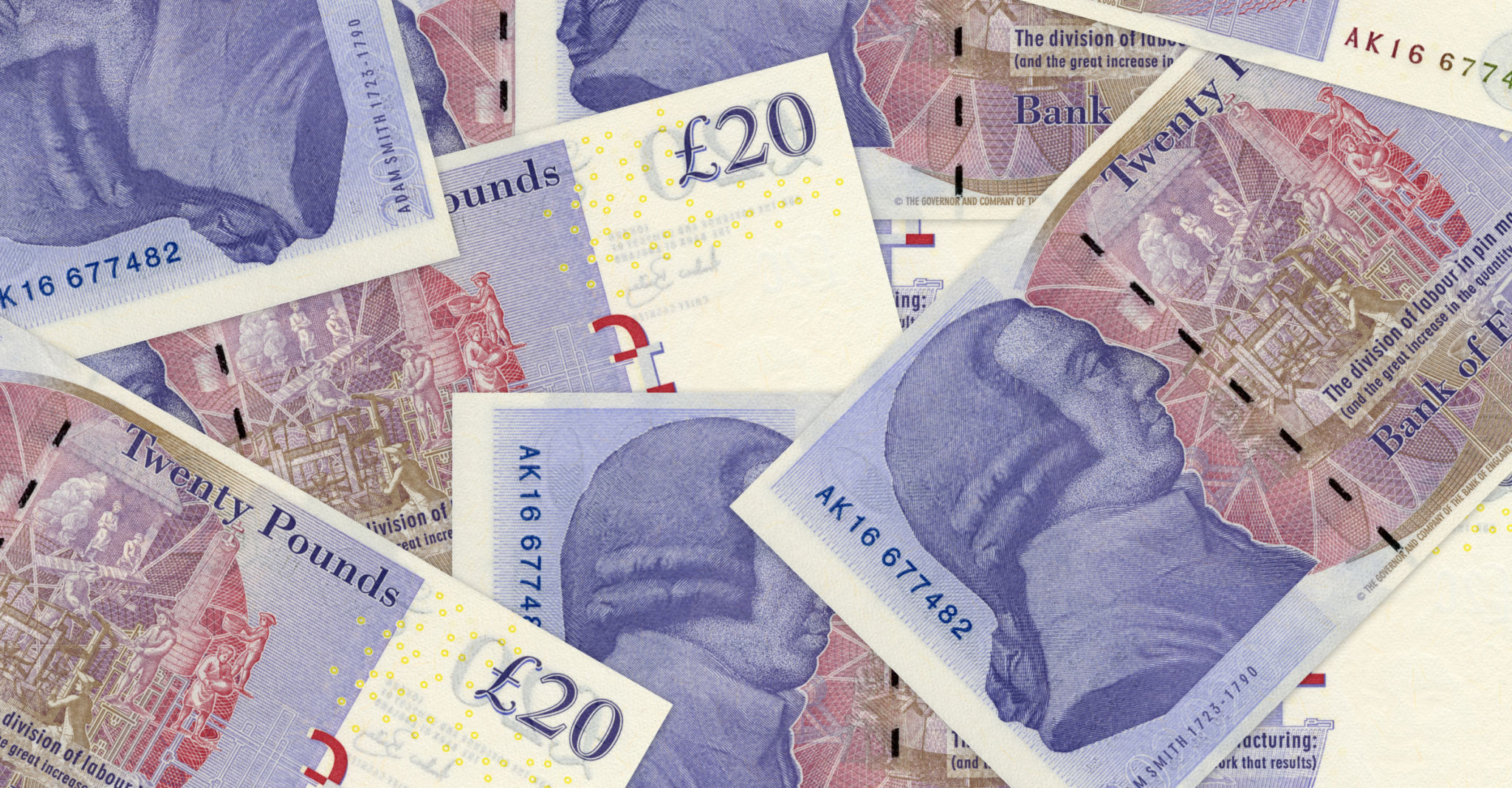 UK pound money British currency banknotes UK pound money British currency banknotes