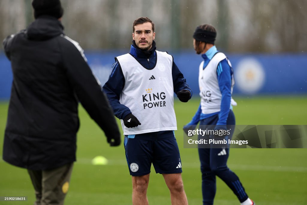 Leicester City Training Session and Press Conference