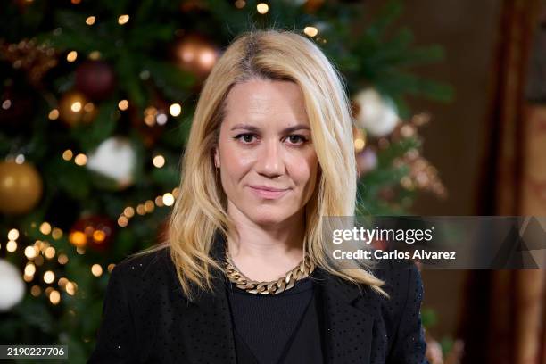Henar Álvarez attends the RTVE Christmas Season at the royal Theater on December 16, 2024 in Madrid, Spain.
