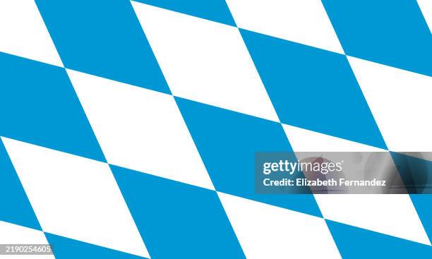 bavarian flag - motif en losange fotografías e imágenes de stock