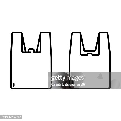 Plastic bag icon Plastic bag icon