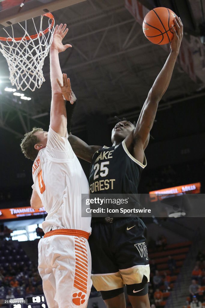 COLLEGE BASKETBALL: DEC 21 Wake Forest at Clemson