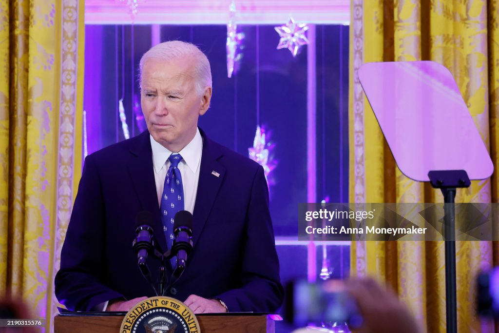 President Biden Hosts Hanukkah Holiday Reception At The White House