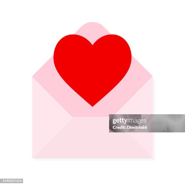 ilustraciones, imágenes clip art, dibujos animados e iconos de stock de forma de corazón - carta de amor