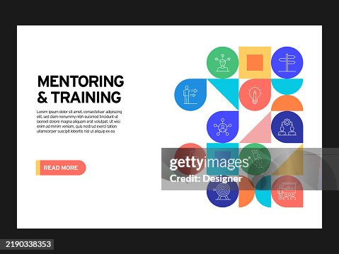 Mentoring and Coaching Related Vector Illustration. Training, Mentor, Employee, Support, Education, Guidance, Knowledge Mentoring and Coaching Related Vector Illustration. Training, Mentor, Employee, Support, Education, Guidance, Knowledge