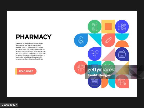illustrazioni stock, clip art, cartoni animati e icone di tendenza di illustrazione vettoriale correlata alla farmacia. medicina, farmacista, prescrizione, pillola, vitamina, integratore alimentare, antidolorifico - mortaio con pestello