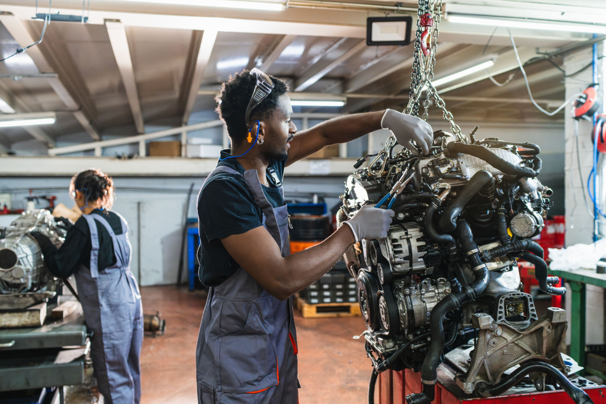 mechanic working