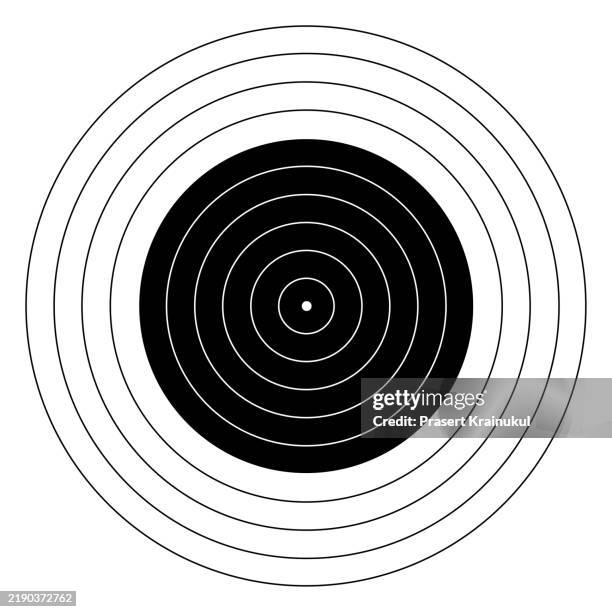 shooting target. blank gun target vector - cible militaire photos et images de collection