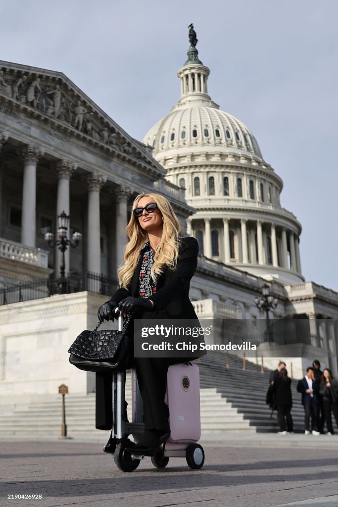 Paris Hilton On Capitol Hill To Urge Lawmakers To Pass The Stop Institutional Child Abuse Act