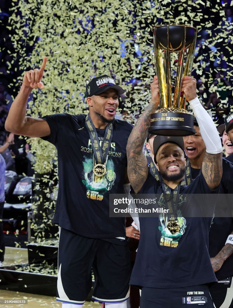 Milwaukee Bucks v Oklahoma City Thunder: Championship - Emirates NBA Cup 2024