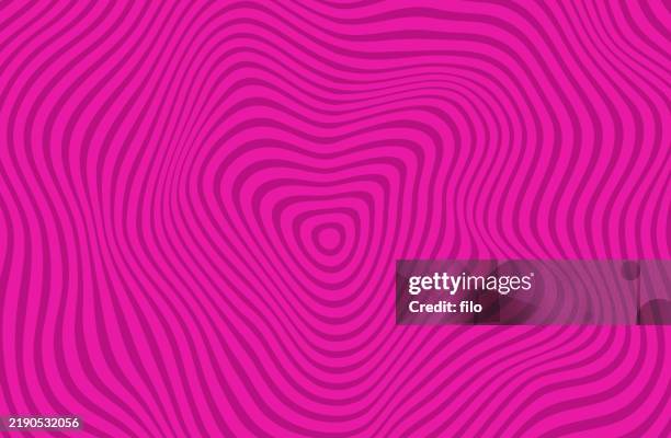 pink magenta wave abstract background - dizzy stock illustrations