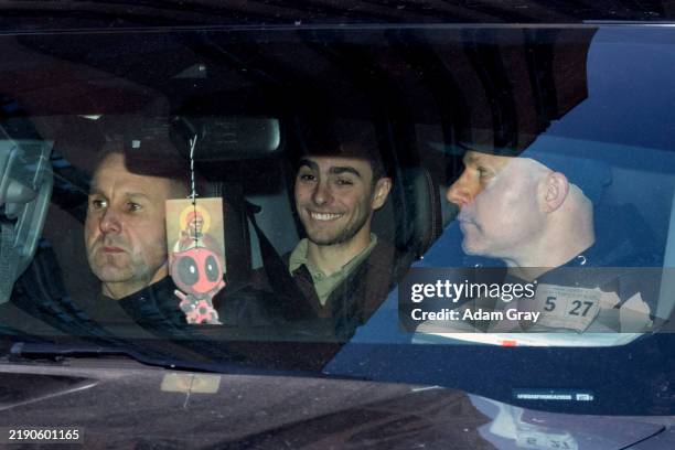 Luigi Mangione leaves Manhattan Criminal Court on December 23, 2024 in New York City. Mangione was arraigned on state murder charges in the killing...