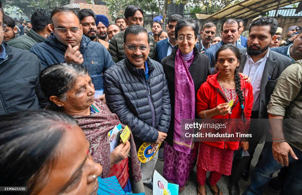 AAP National Convenor Arvind Kejriwal during commencement of the ...