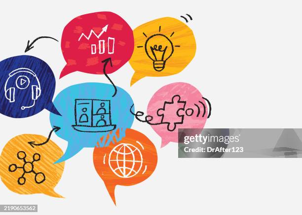 ilustraciones, imágenes clip art, dibujos animados e iconos de stock de webinar concepto de - logo-internet