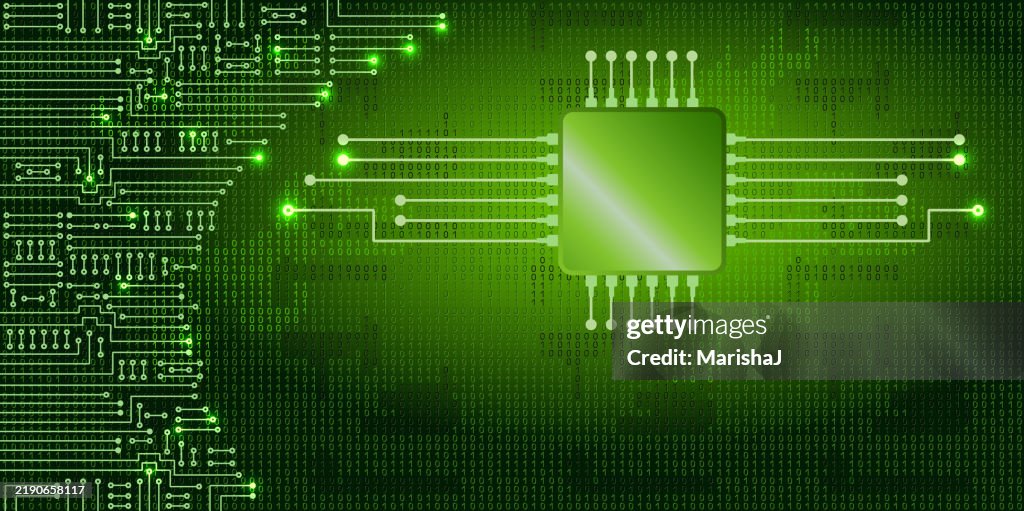 Circuit Code Electronic Circuit And Binary Code High-Res Vector Graphic - Getty Images