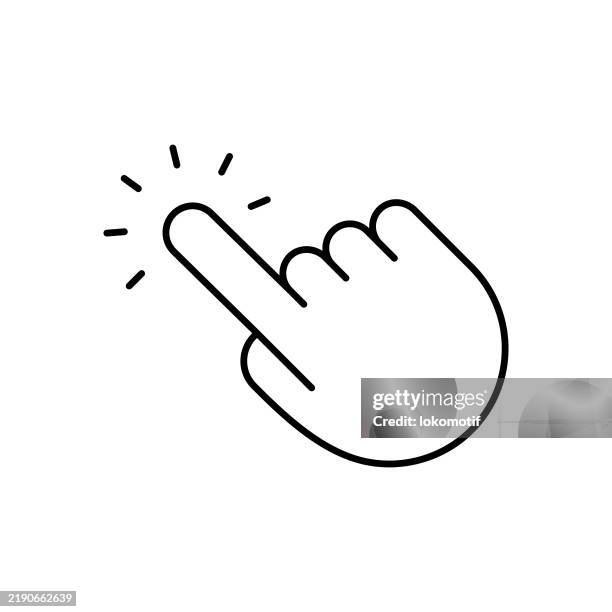 click line icon with editable stroke. the icon is suitable for web design, mobile apps, ui, ux, and gui design. - snapping stock illustrations