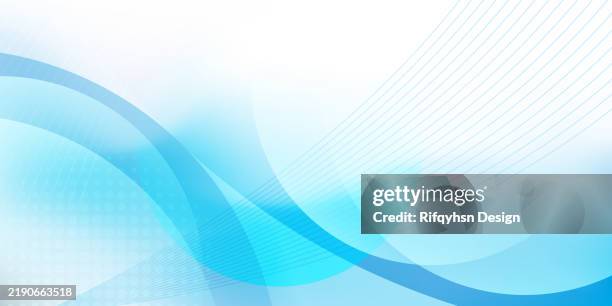 abstract background of wavy curved blue lines on white design. for landing page, book covers, brochures, flyers, magazines, any brandings, banners, headers, presentations, and more - soft touch stock illustrations