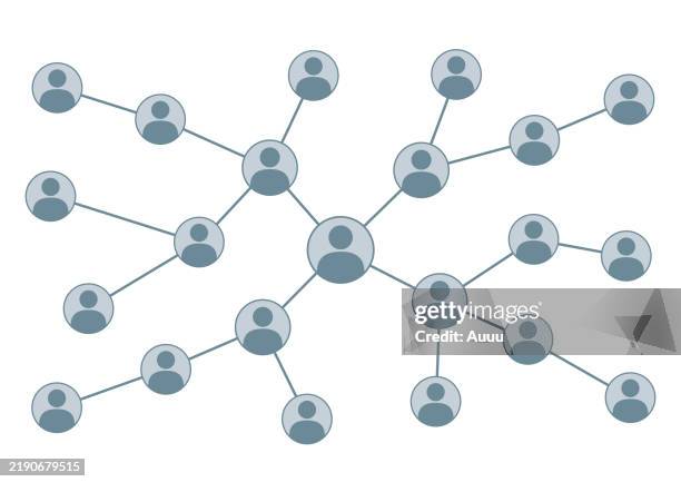 user network connections - user avatar stock illustrations