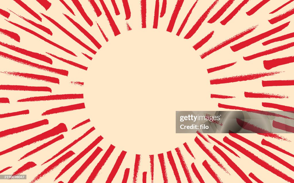 Brush Stroke Paint Excitement Modern Burst Background