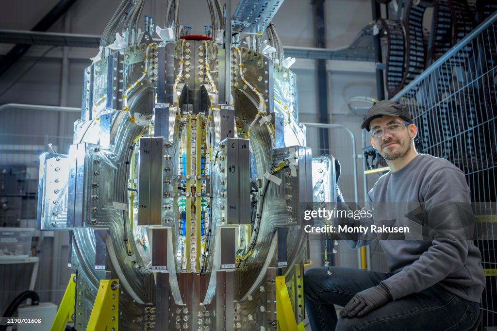 Engineer Magnets Portrait Of Engineer Assembling A Complete Balanced Set Of High ...