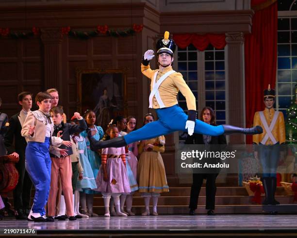 Pyotr Ilyich Tchaikovsky's popular Nutcracker by Jean-Pierre Bonnefoux and Charlotte Ballet during rehearsal in Charlotte, United States on December...