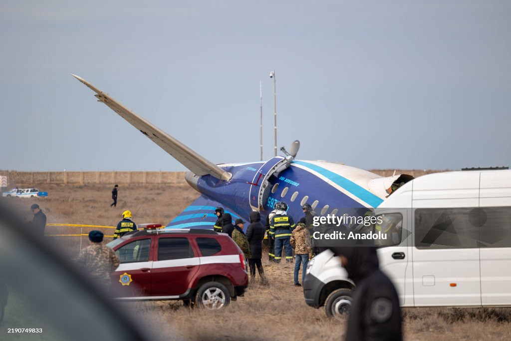 Azerbaijani passenger plane crashes near Kazakh city of Aktau