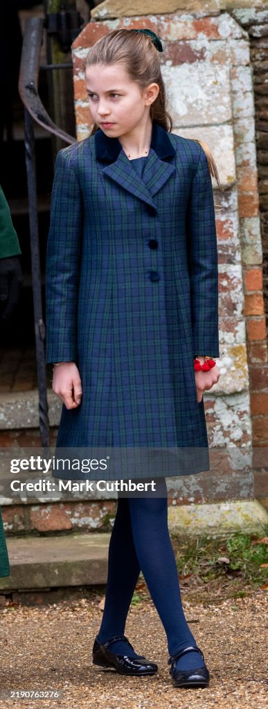 The British Royal Family Attend The Christmas Morning Service