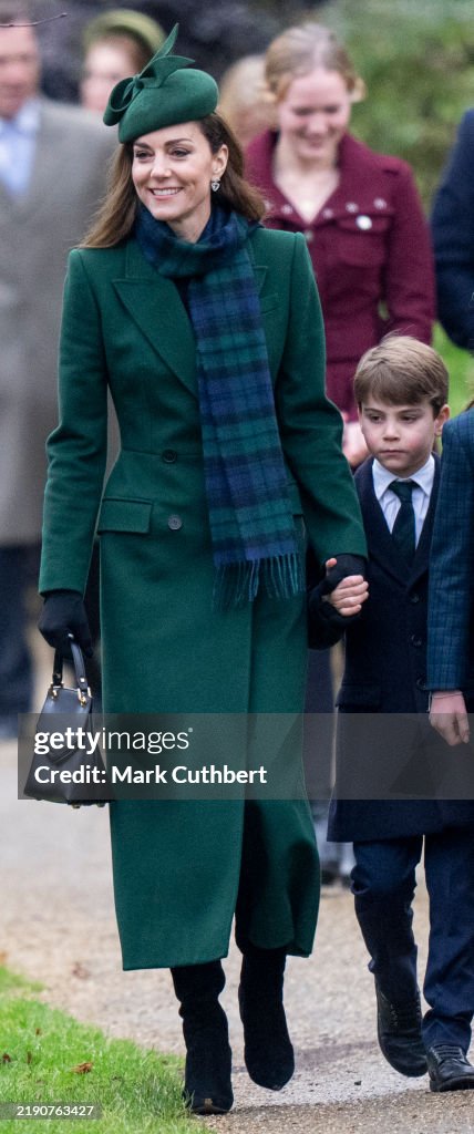 The British Royal Family Attend The Christmas Morning Service
