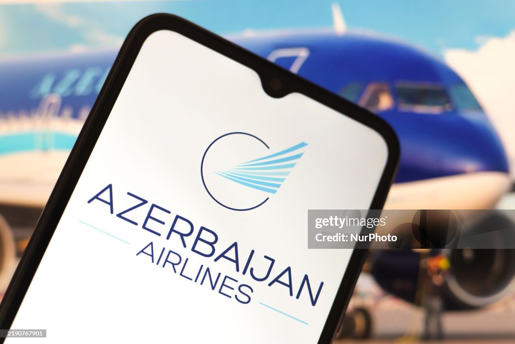 Azerbaijan Airlines And Embraer Photo Illustrations