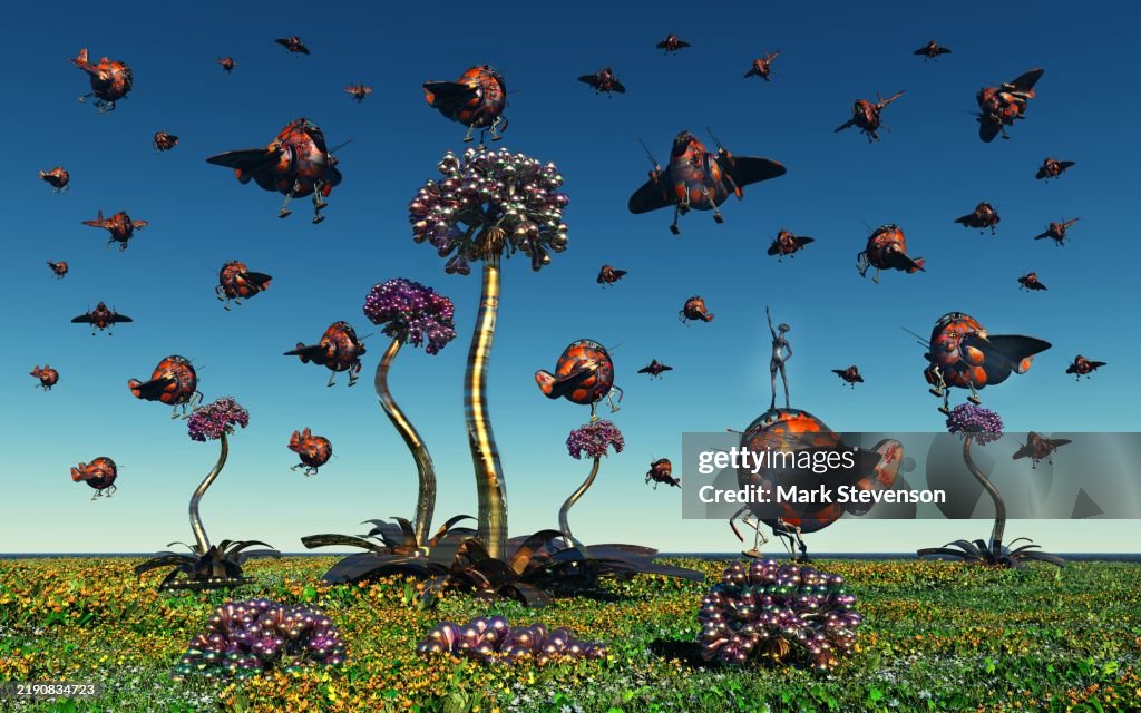 Alien World High-Res Vector Graphic - Getty Images