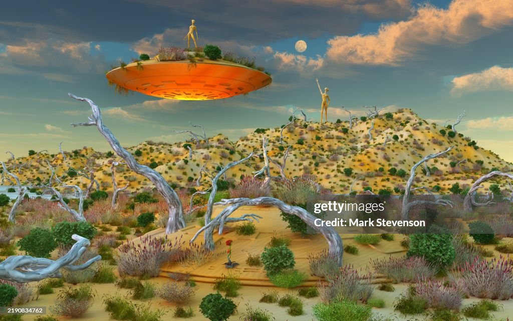 Alien Search And Rescue Mission High-Res Vector Graphic - Getty Images