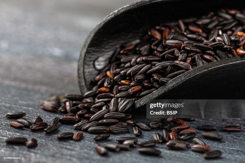 Black rice nerone, whole grain