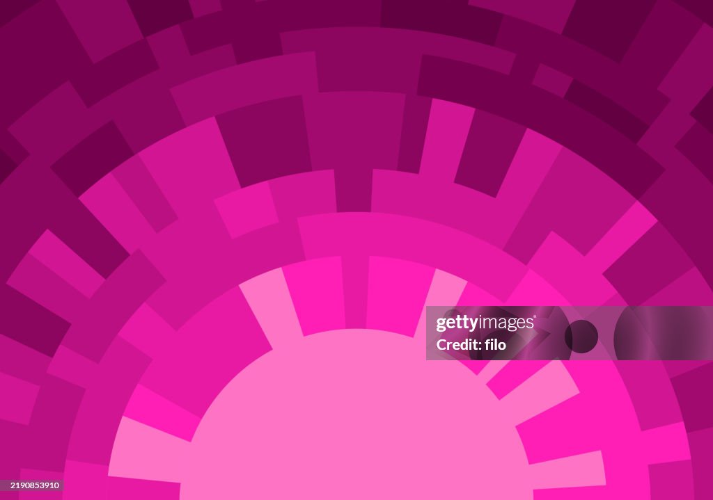 Pink Burst Glow Background