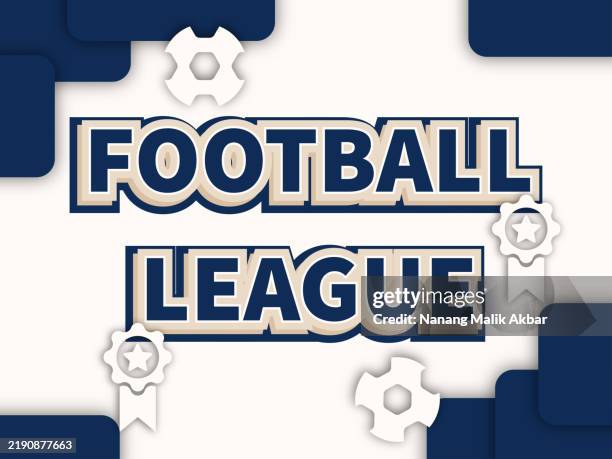 football league editable text effect. text can be changed in "graphic styles" menu. - sports league logo stock illustrations