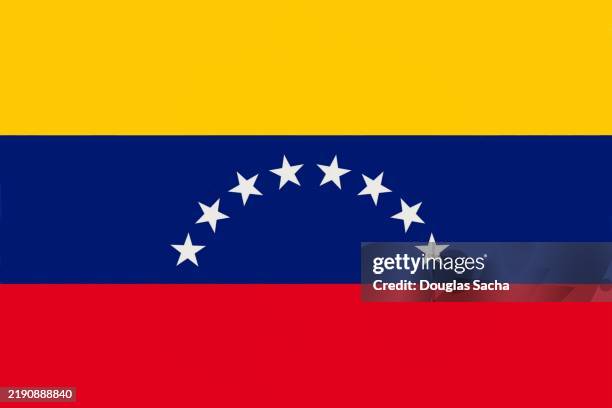 venezuelan flag, bolivian republic of venezuela - bandera venezuela fotografías e imágenes de stock