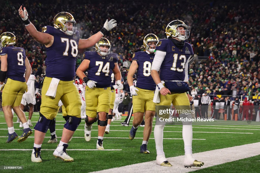Indiana v Notre Dame - Playoff First Round