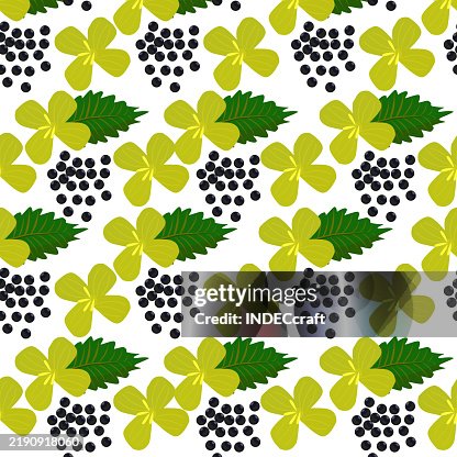 Mustard seed seamless pattern Mustard seed seamless pattern