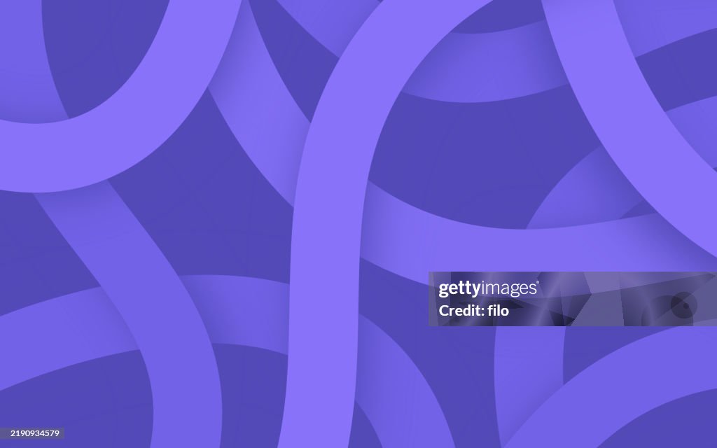 Modern Overlap Purple Lines Abstract Motion Background