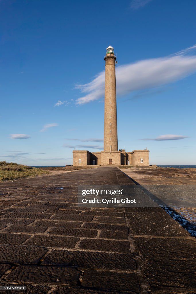 The Gatteville lighthouse, Normandy