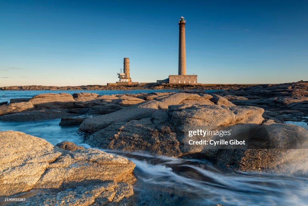 The Gatteville lighthouse, Normandy