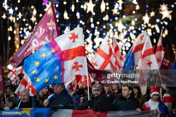 Day before the controversial inauguration of Georgian Dream loyalist Mikheil Kavelashvili as the country's new president, Georgian citizens...