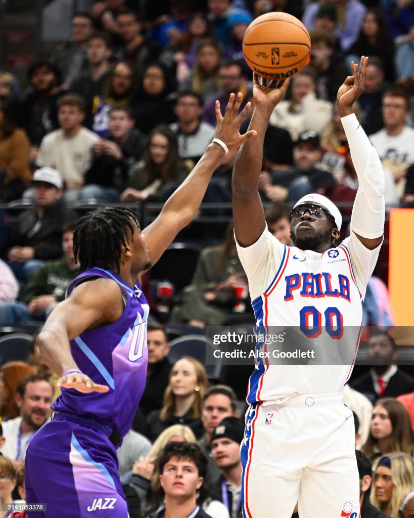 Philadelphia 76ers v Utah Jazz