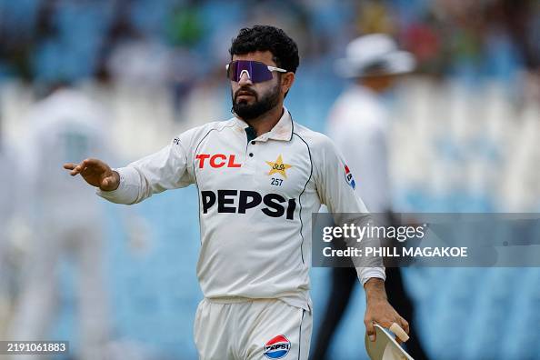 Pakistan. Kamran Ror Pakistan's Kamran Ghulam gestures during the fourth day of the first ...