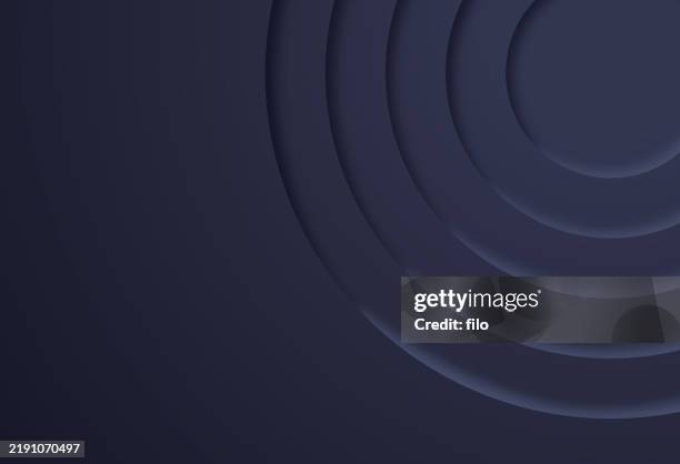 concentric dark circles abstract background - slideshow projection stock illustrations