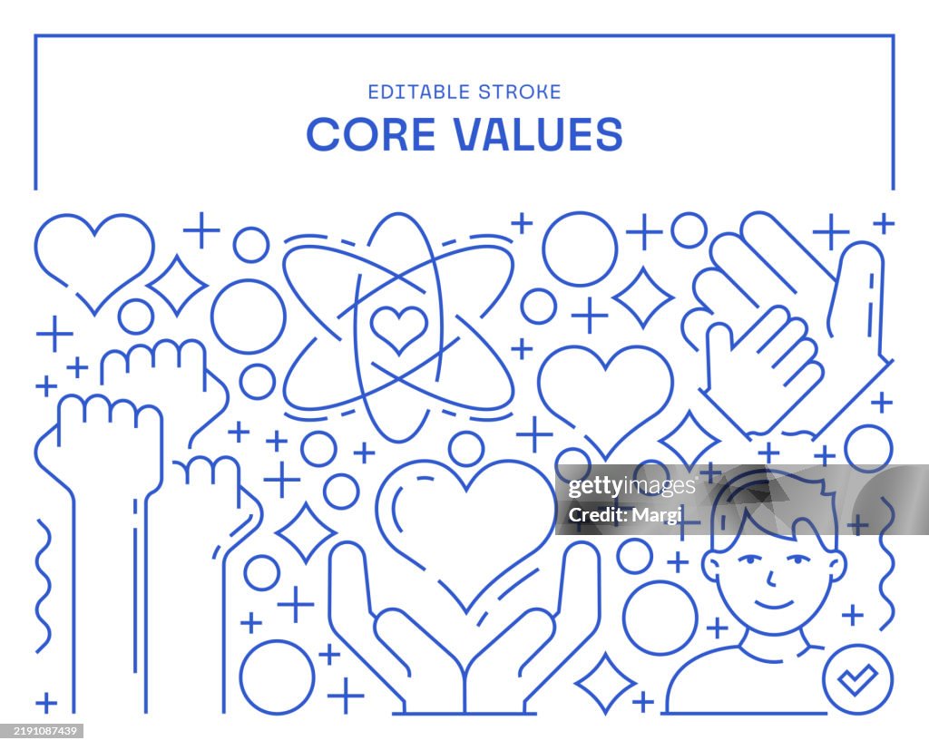 Core Values Web Banner Template