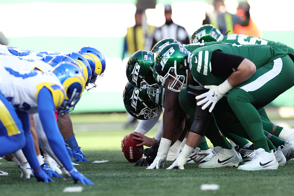La Rams Jet The New York Jets and Los Angeles Rams line up for a field goal... News ...