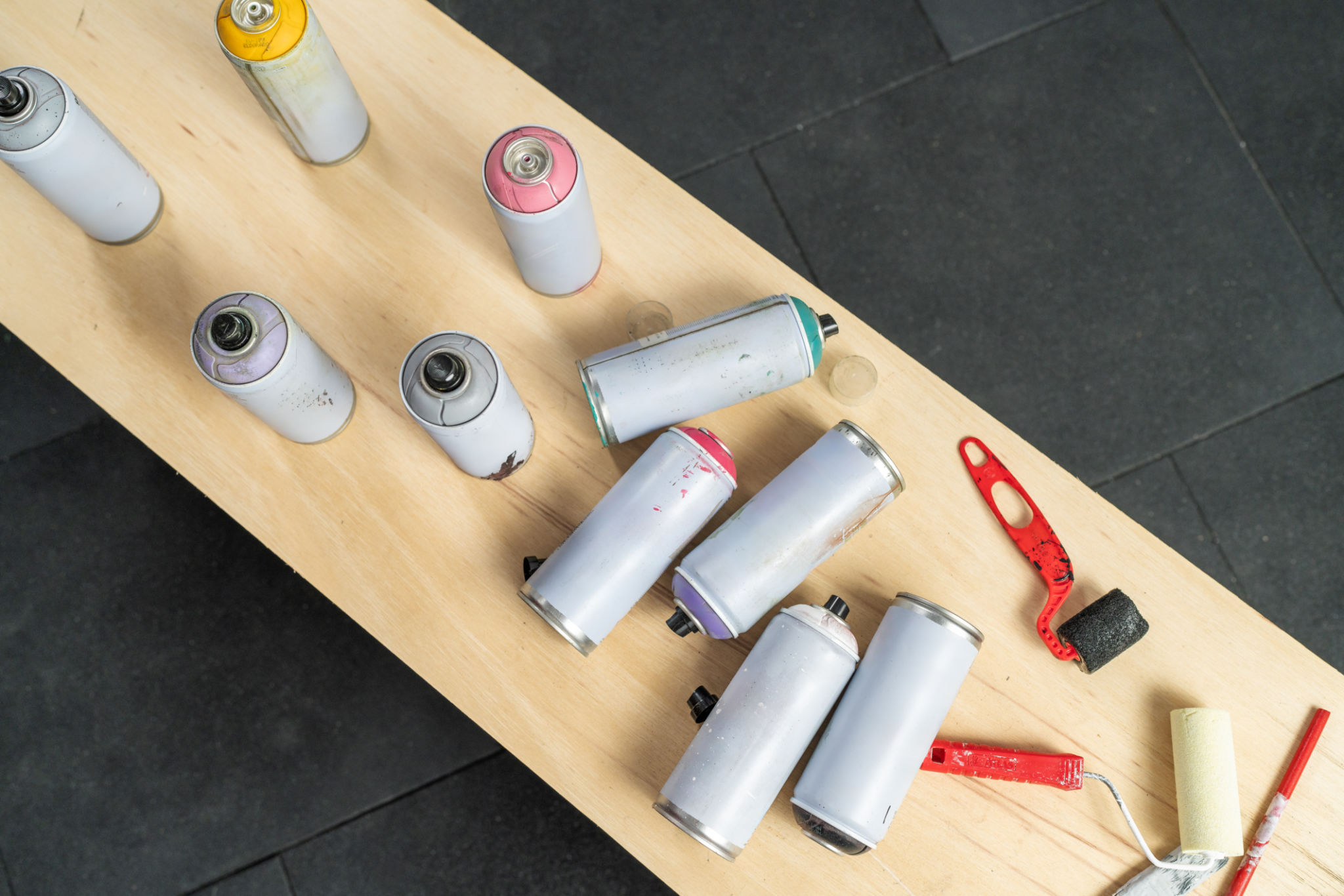 spray painting preparation